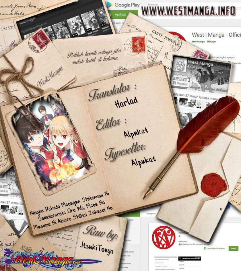 Ningen Dakedo Maougun Shitennou Ni Sodaterareta Ore Wa, Maou No Musume Ni Aisare Shihai Zokusei No K Chapter 07 Gambar 1